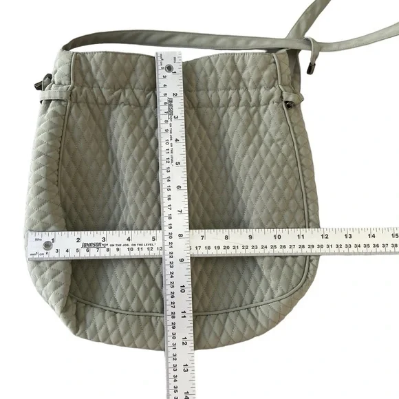 Manteaux Manteaux Quilted spring jacket &mini purse set sage green striped large - Picture 14 of 16